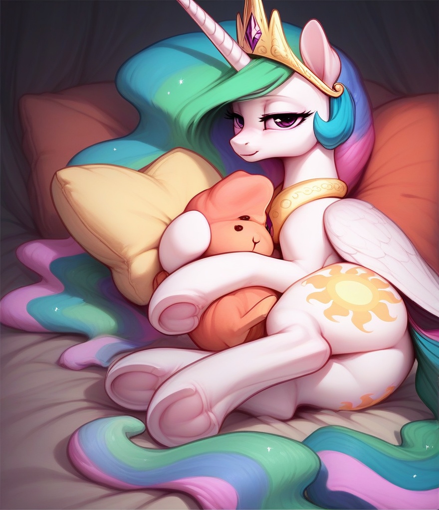 score_8_up,  feral,  [Princess Celestia] on Tensor.Art