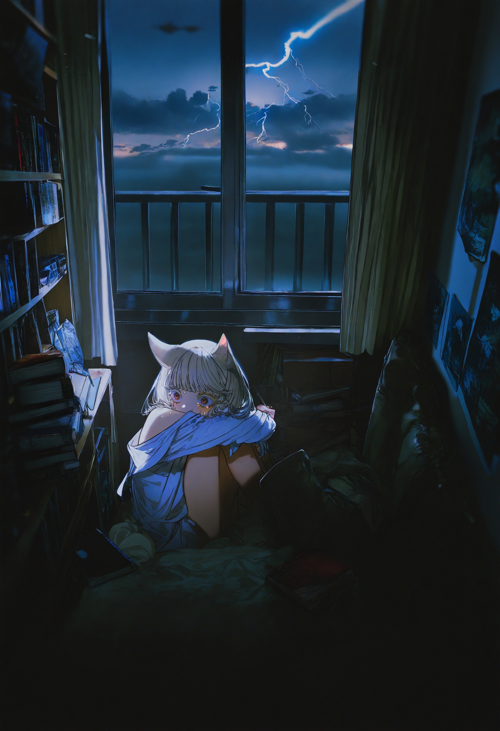 artist:[diyokama|say hana|yoneyama mai|lam \(ramdayo\)],  1girl,  cat girl on Tensor.Art