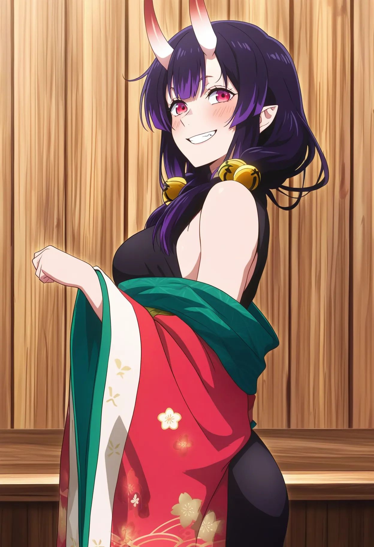1girl,  oni,  masterpiece on Tensor.Art