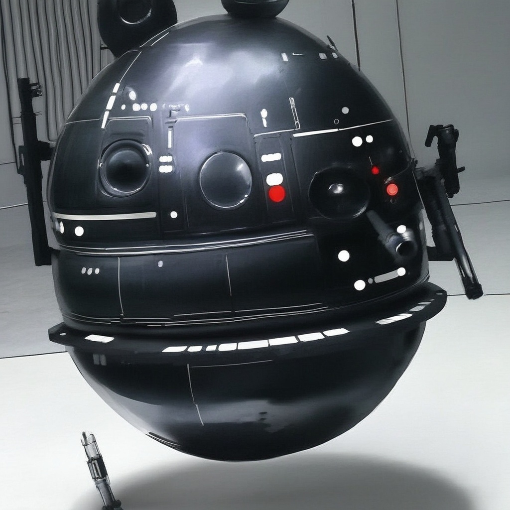 Floating interrogator droid,  star wars on Tensor.Art