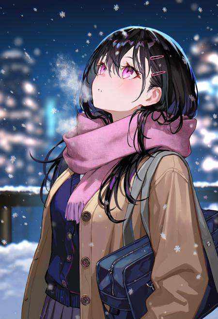 artist:[tokkyu|yoneyama mai|fuzichoco|diyokama|lack|lam \(ramdayo\)]1girl,  black hair,  solo on Tensor.Art
