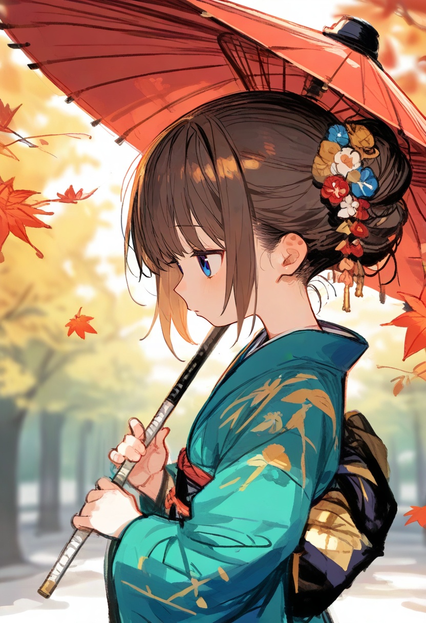 1girl,  japanese clothes,  solo on Tensor.Art