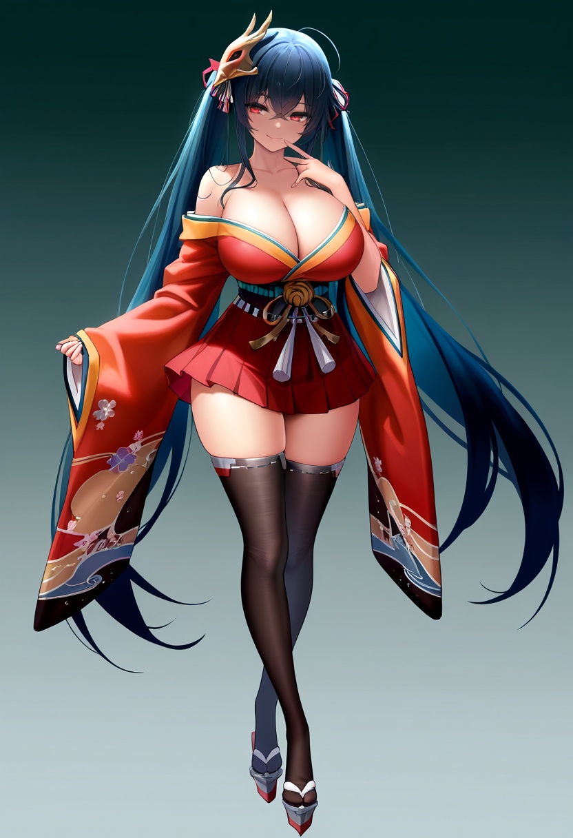 masterpiece,  best quality,  off shoulder kimono on Tensor.Art