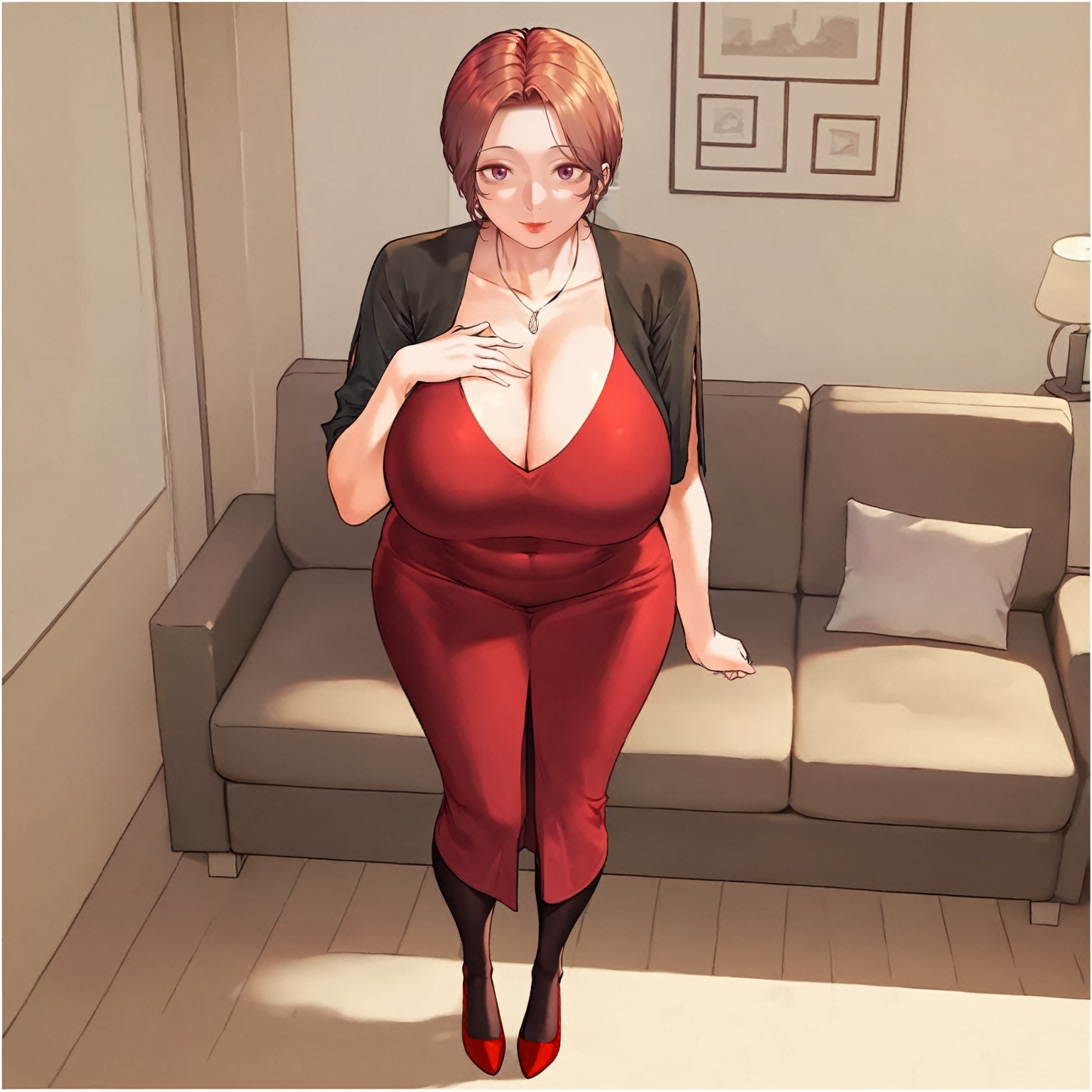 1girl,  cha sumin,  breasts on Tensor.Art