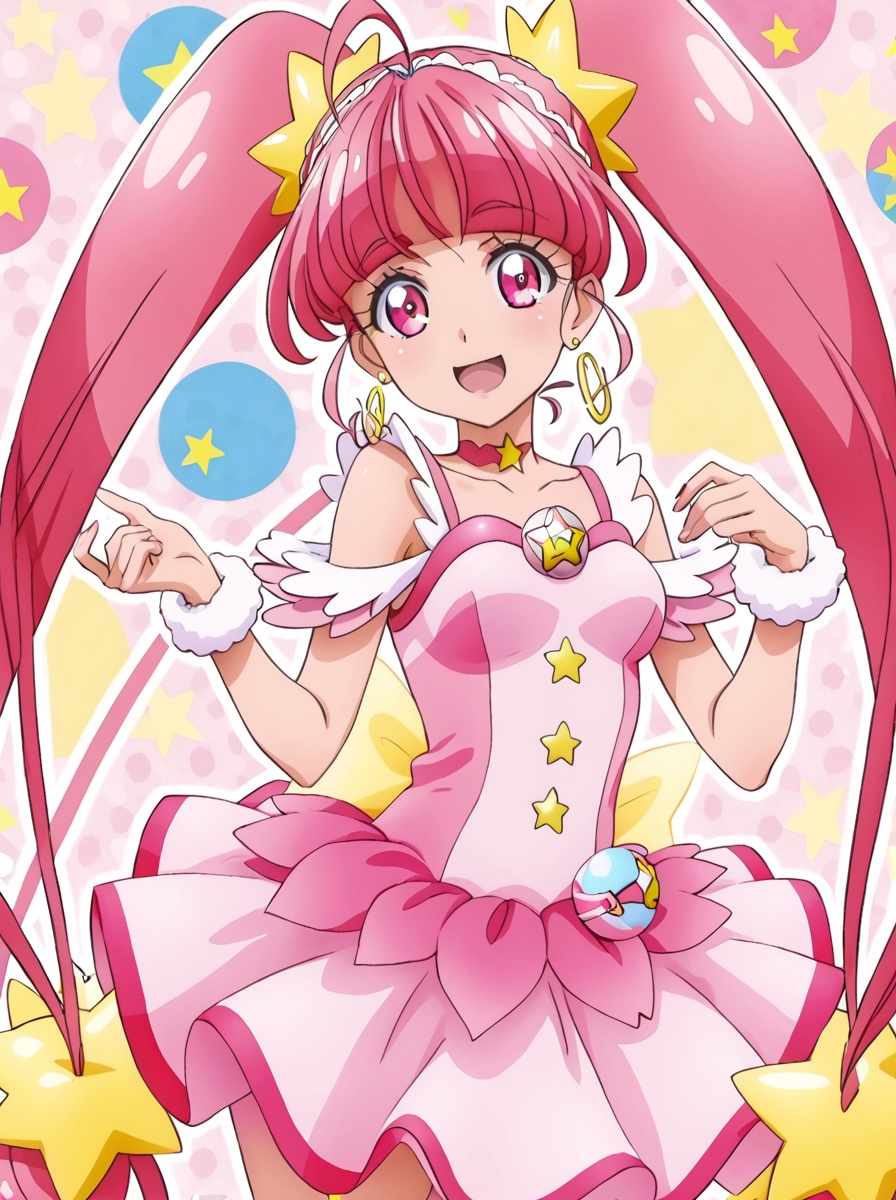 detailed background,  posing,  curestar on Tensor.Art