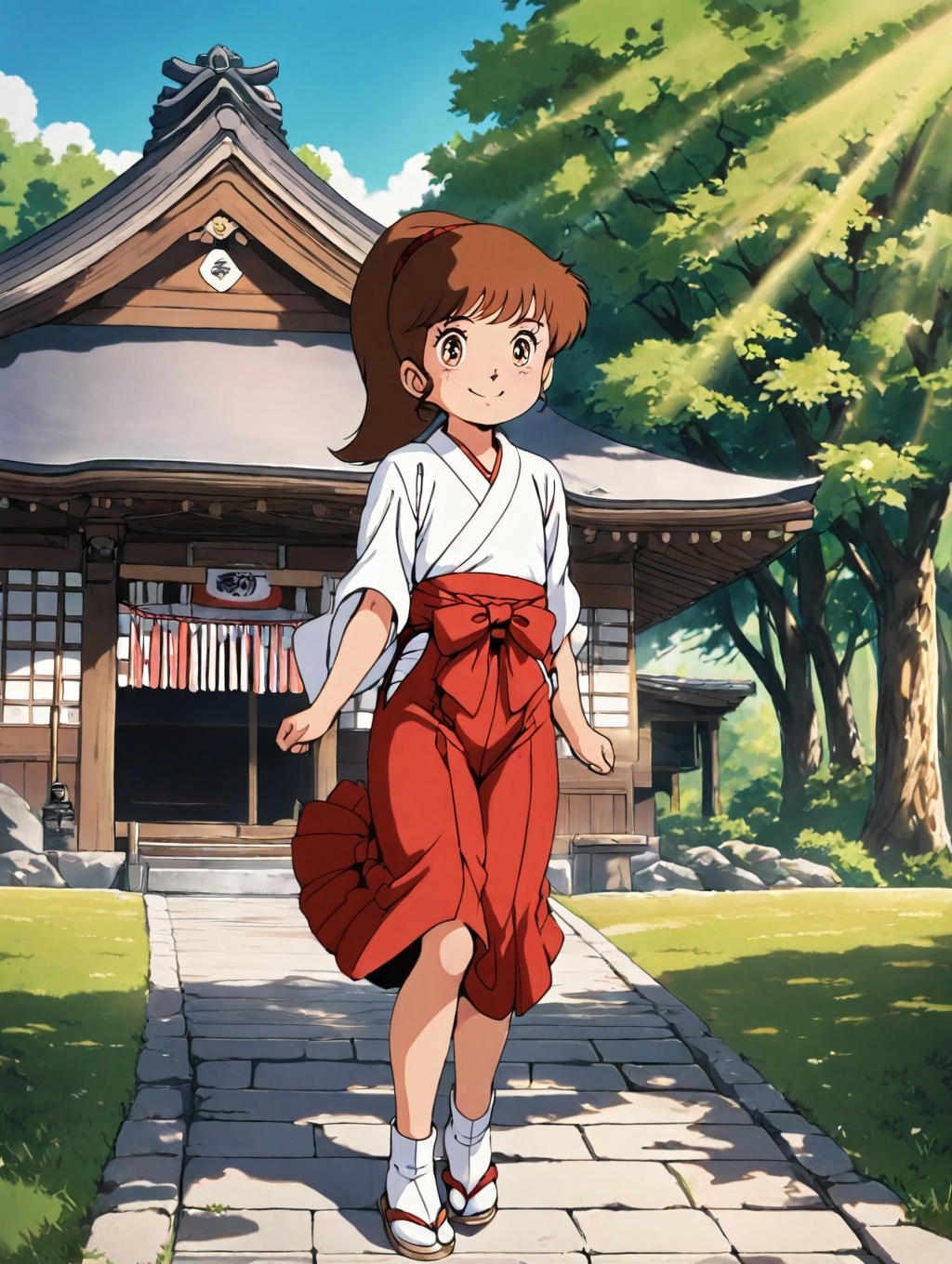 retro arrtstyle,  anime coloring,  anime screencap on Tensor.Art
