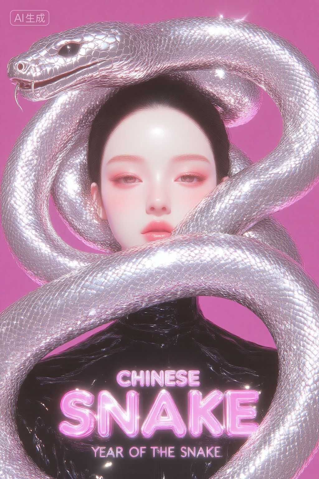 Aesthetics art,  Snake Art,  Aesthetics art on Tensor.Art