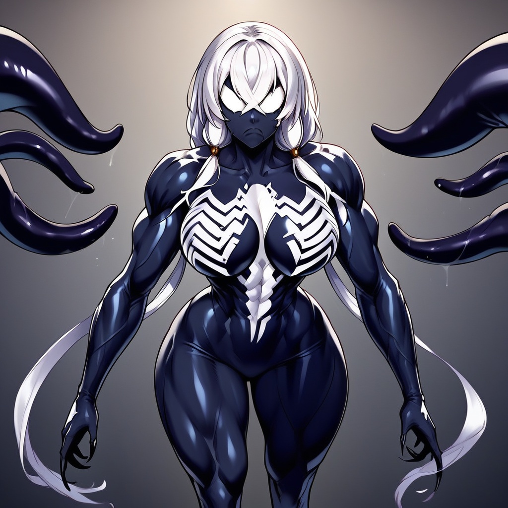 Fierce looking,  sharp tentacles protruding,  angry expression on Tensor.Art