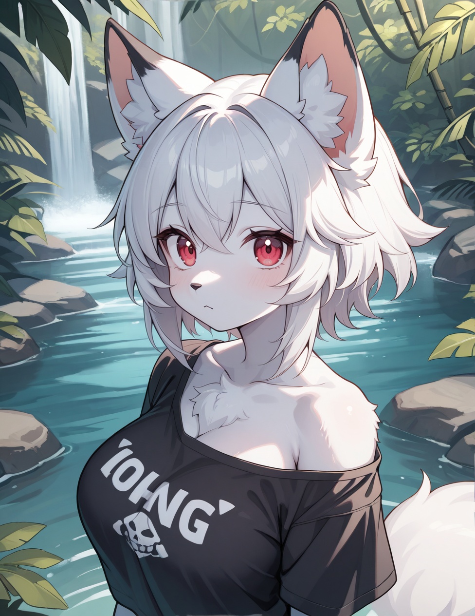 (detailed texture lighting,  detailed surface lighting) BREAK outdoors,  jungle on Tensor.Art