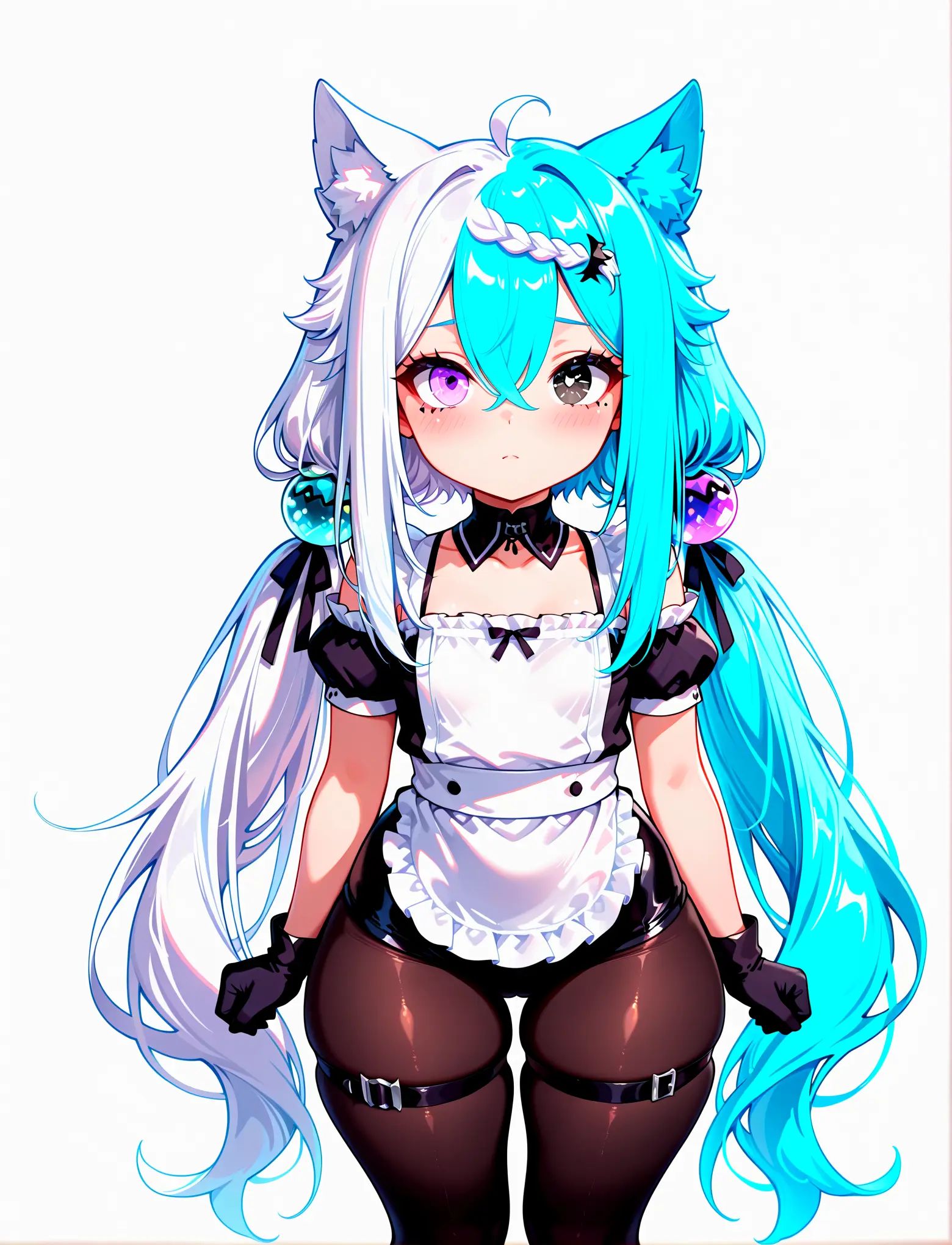 thick thighs,  wide hips,  Maidqwa on Tensor.Art
