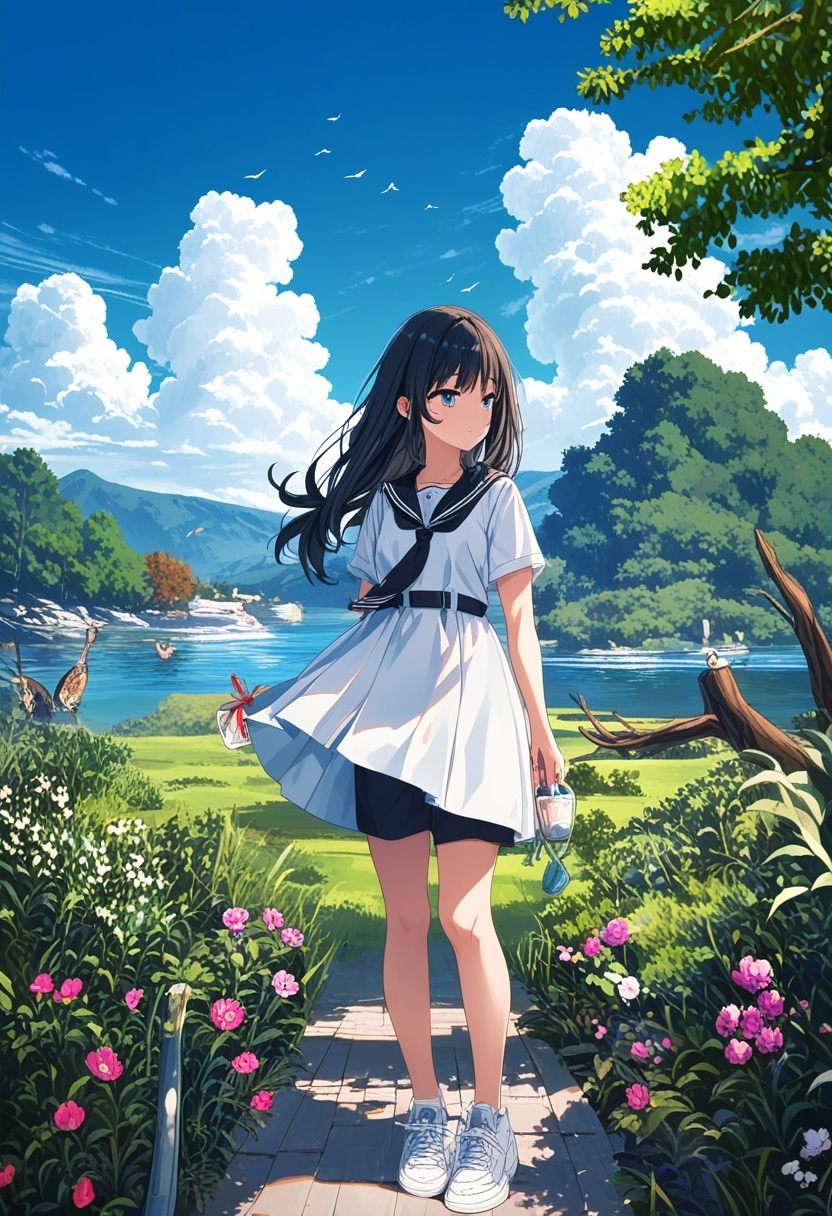 1girl,  original,  solo on Tensor.Art