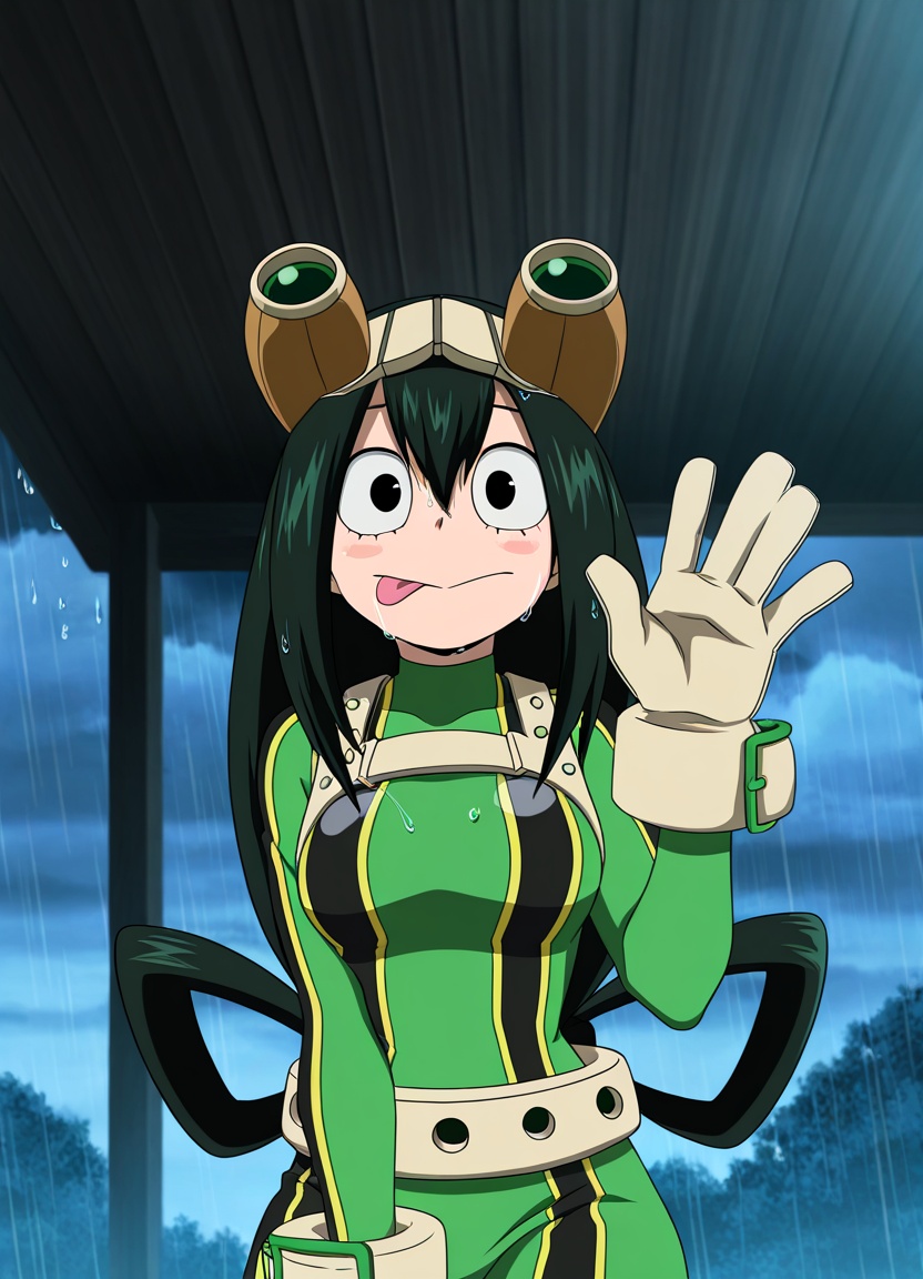 asui tsuyu,  boku no hero academia,  1girl on Tensor.Art