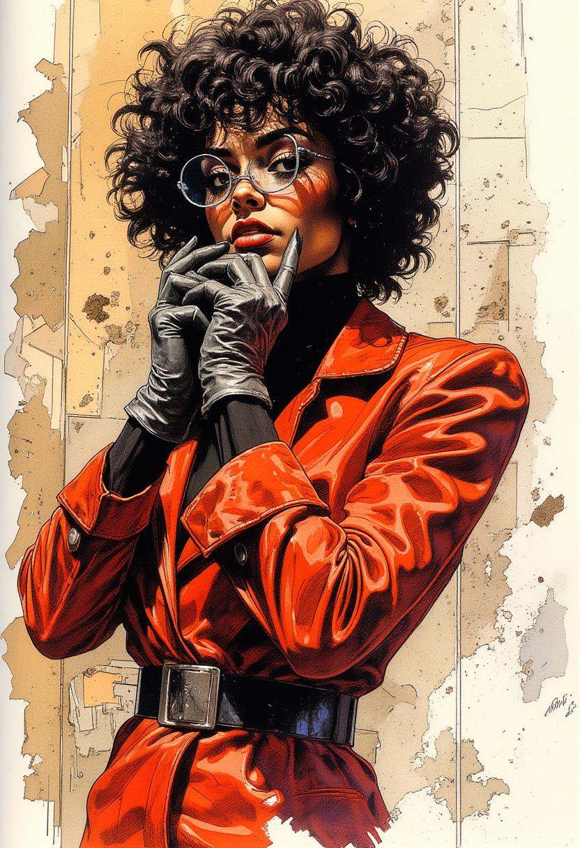 Geordi La Forge art by Loose Gestural and kaethe butcher. on Tensor.Art