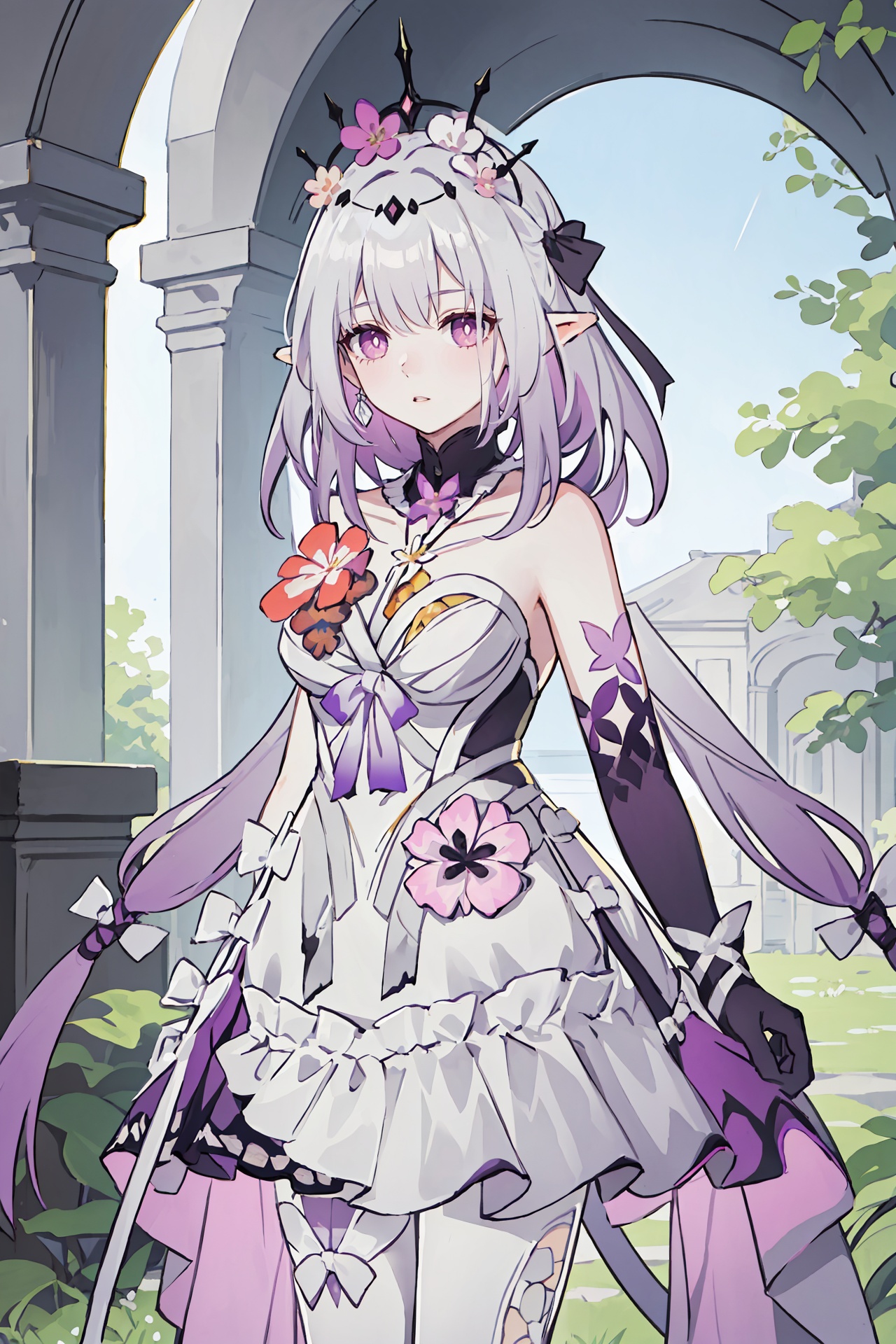 1girl,  solo,  castorice \(honkai: star rail\) on Tensor.Art