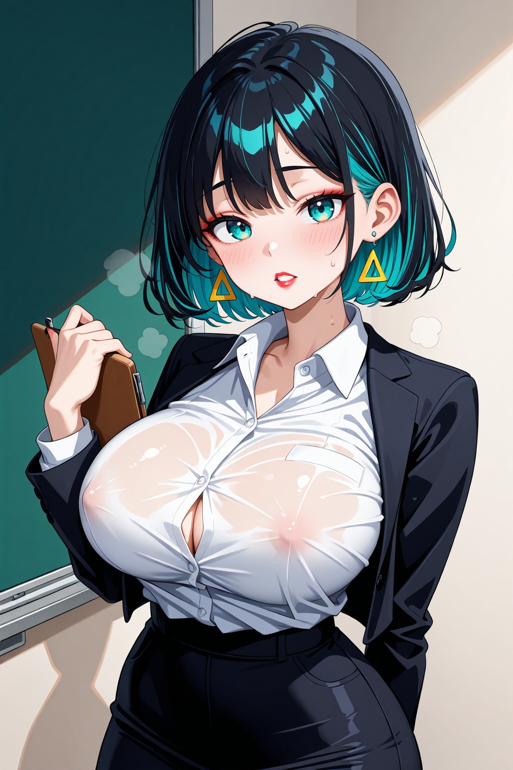 1girl,  aqua_eyes,  aqua_hair on Tensor.Art