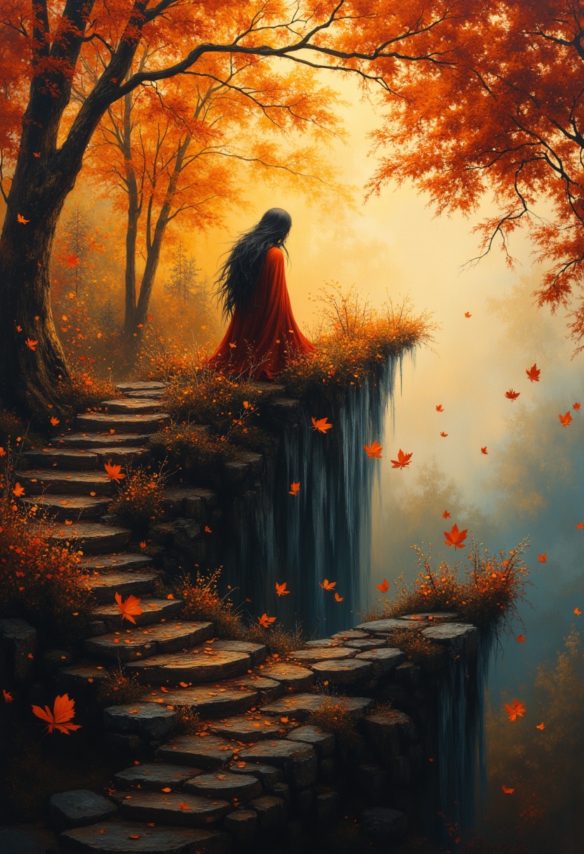 painted. Create a fantasy image that combines the style of oil painting and digital painting in a unique art on Tensor.Art