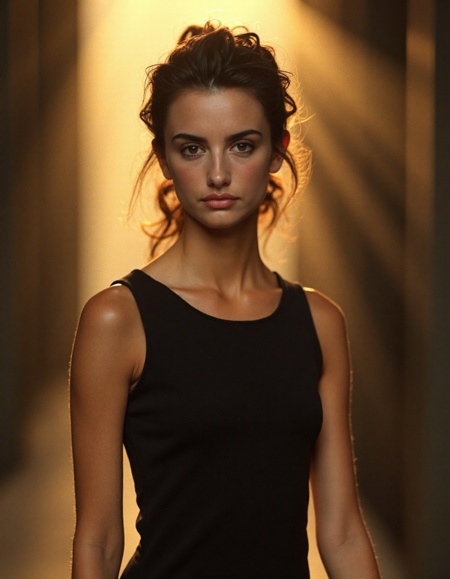 woman Fashion runway,  Summer Mini Bodycon Dress Trendy Fashion Crew Neck Sleeveless Slim Fit Short Dress,  Glow Effects o...