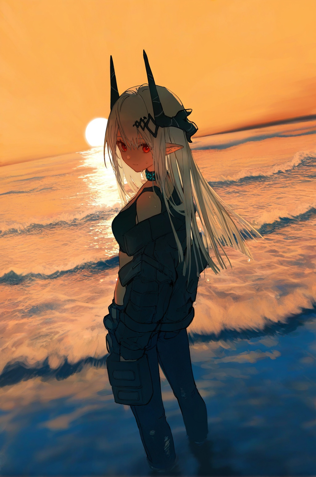 from above,  Mudrock_(arknights),  1girl on Tensor.Art