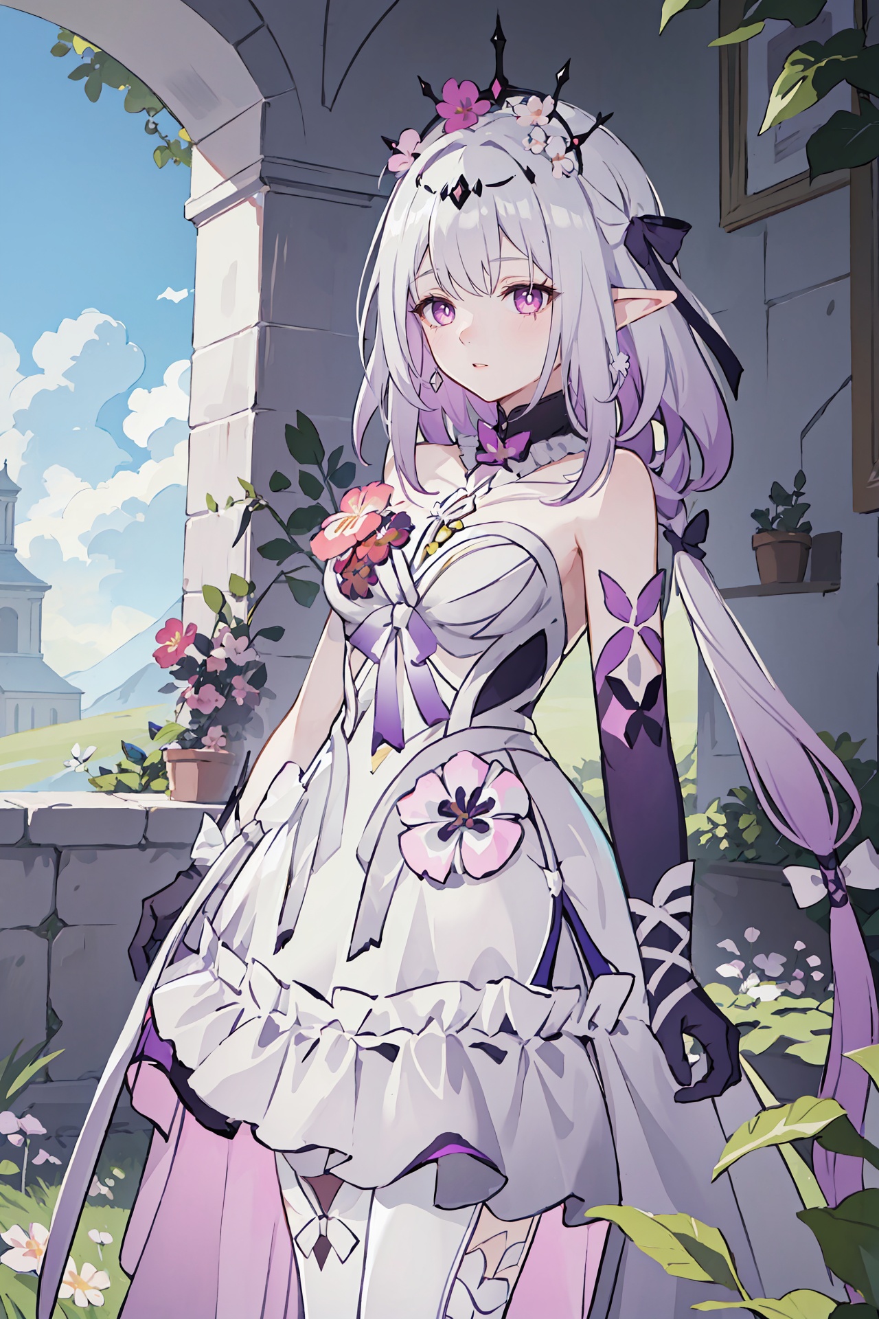 1girl,  solo,  castorice \(honkai: star rail\) on Tensor.Art