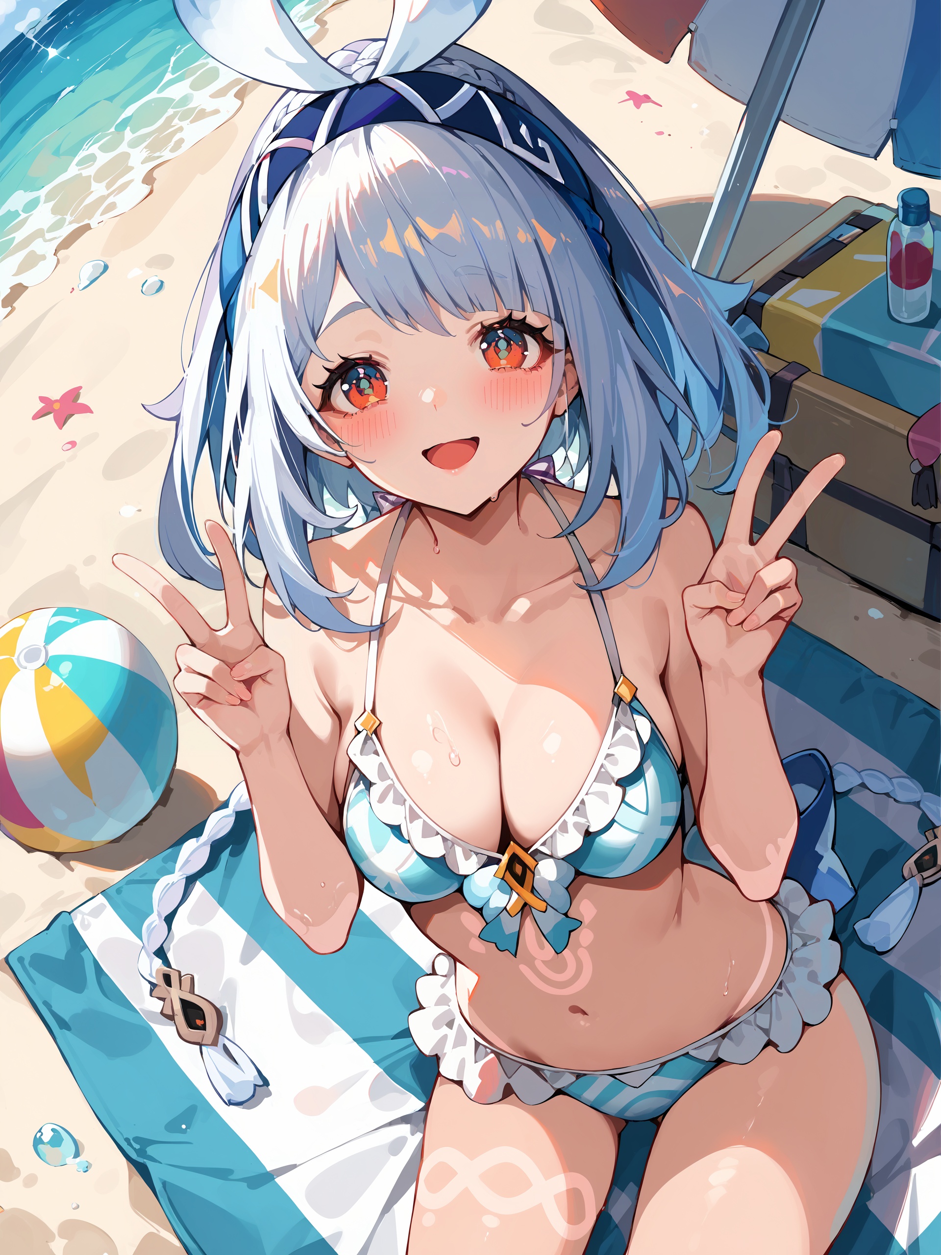 1girl,  mualani \(genshin impact\),  bow hairband on Tensor.Art