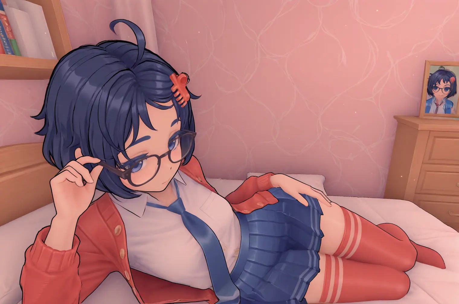 Mila,  1girl,  ahoge on Tensor.Art