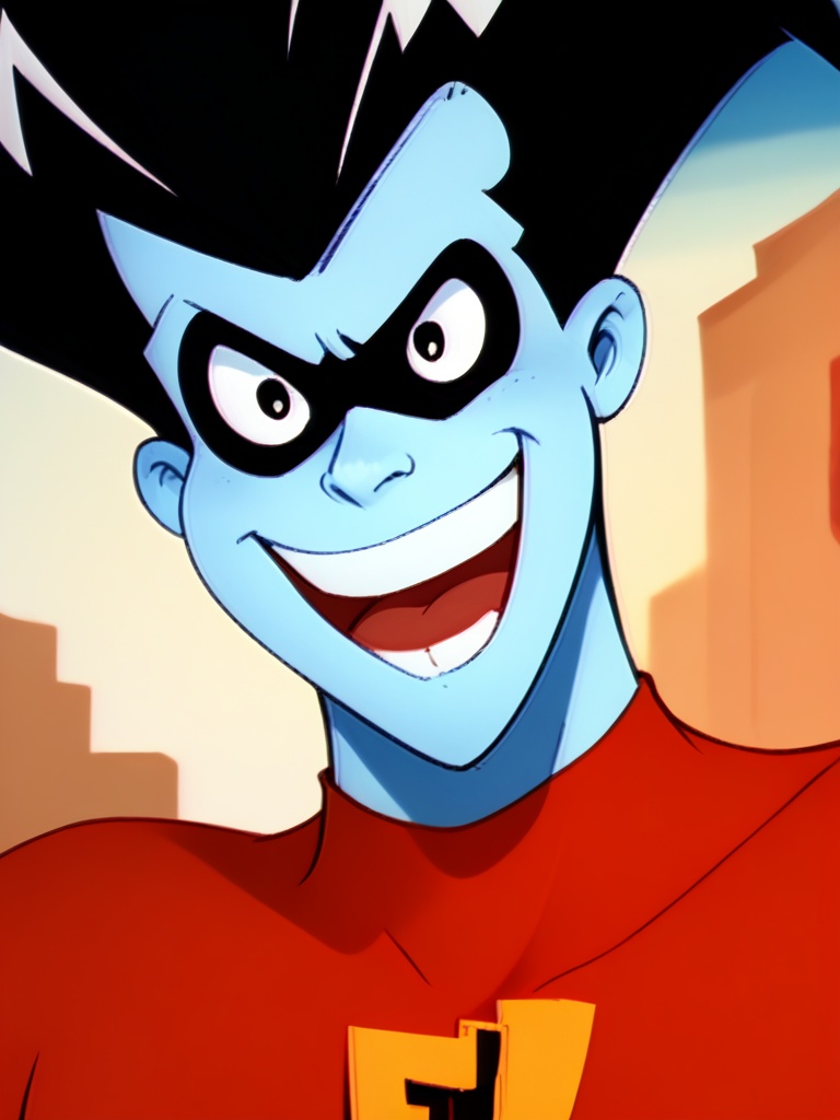 1boy,  Freakazoid,  muscular on Tensor.Art