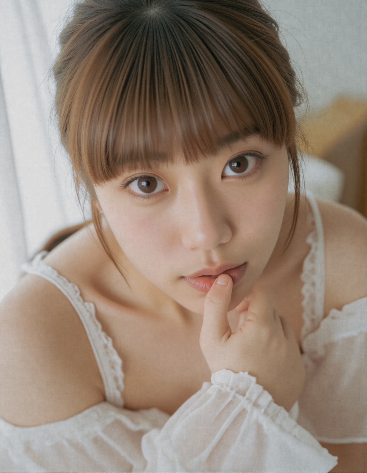 best quality,  masterpiece,  raw photo of a female in white dress on Tensor.Art
