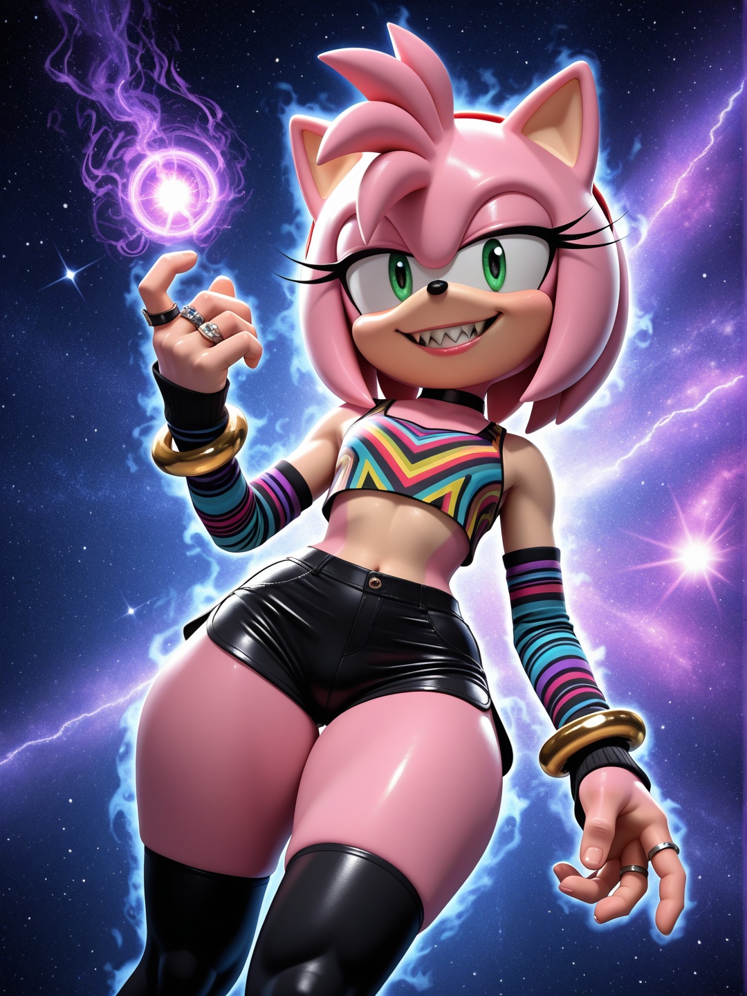 1girl,  Amy_rose,  yandere on Tensor.Art