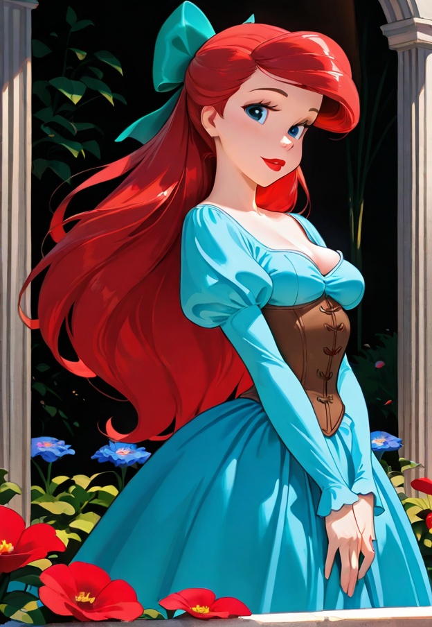 ariel,  1girl,  solo on Tensor.Art