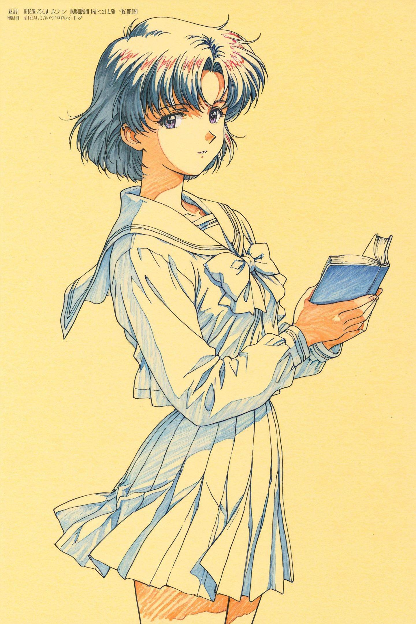 Colorful Line Art,  1girl,  mizuno ami on Tensor.Art