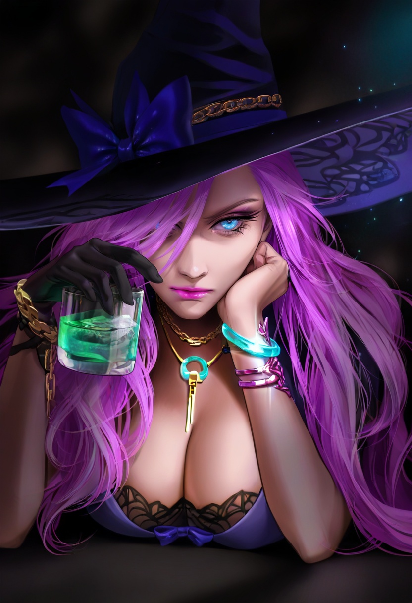 1girl,  breasts,  hat on Tensor.Art