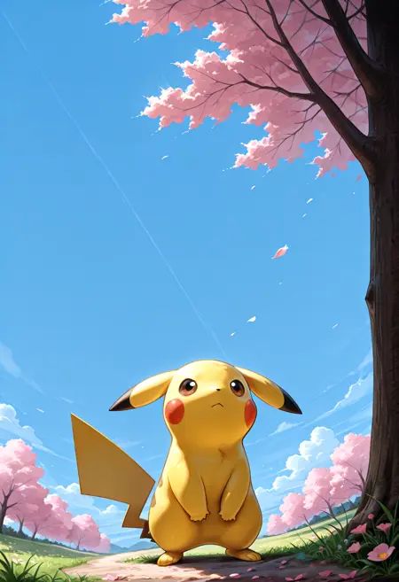 Pikachu,  feral,  creature on Tensor.Art
