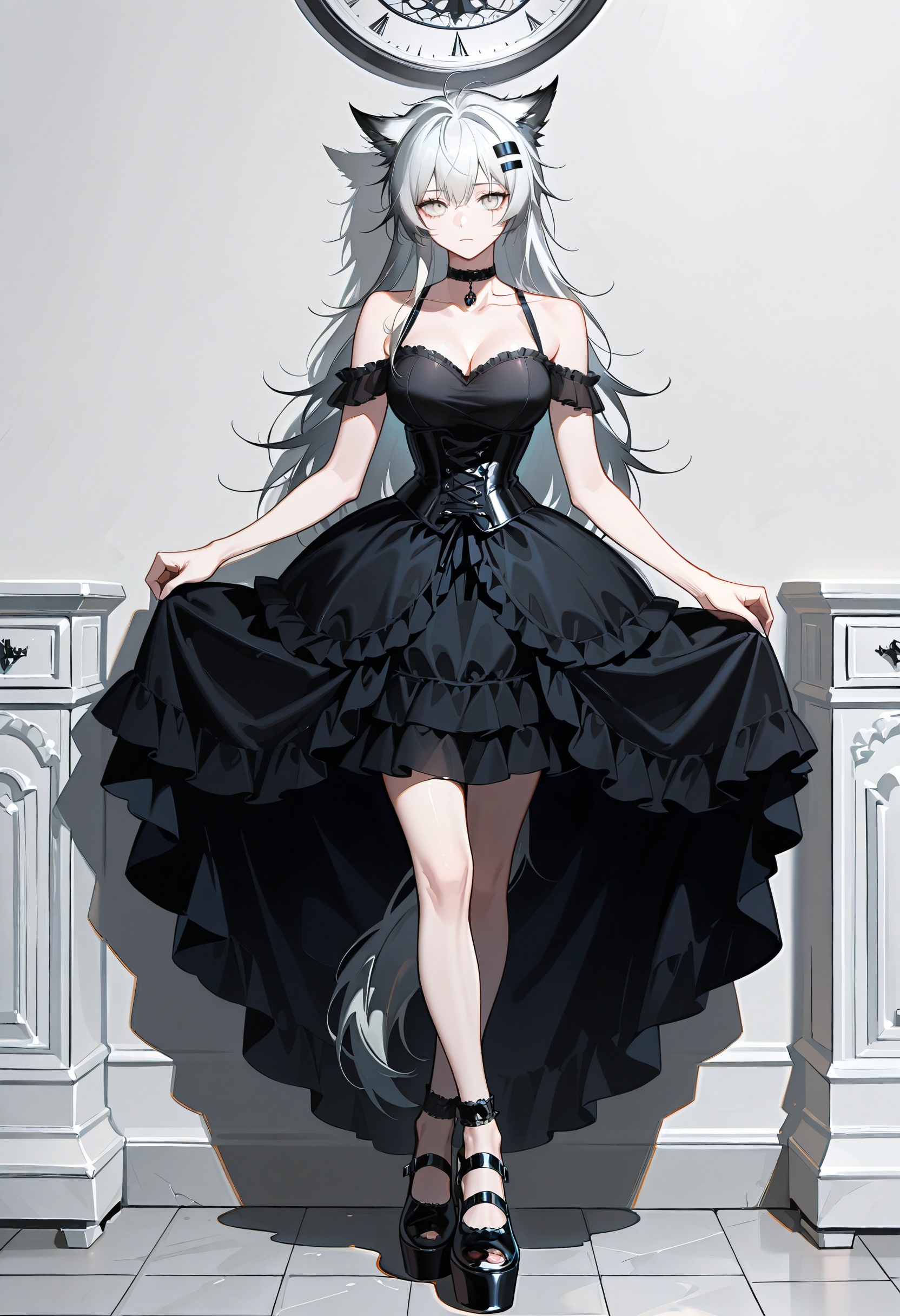 solo,  1girl,  dhg dress on Tensor.Art