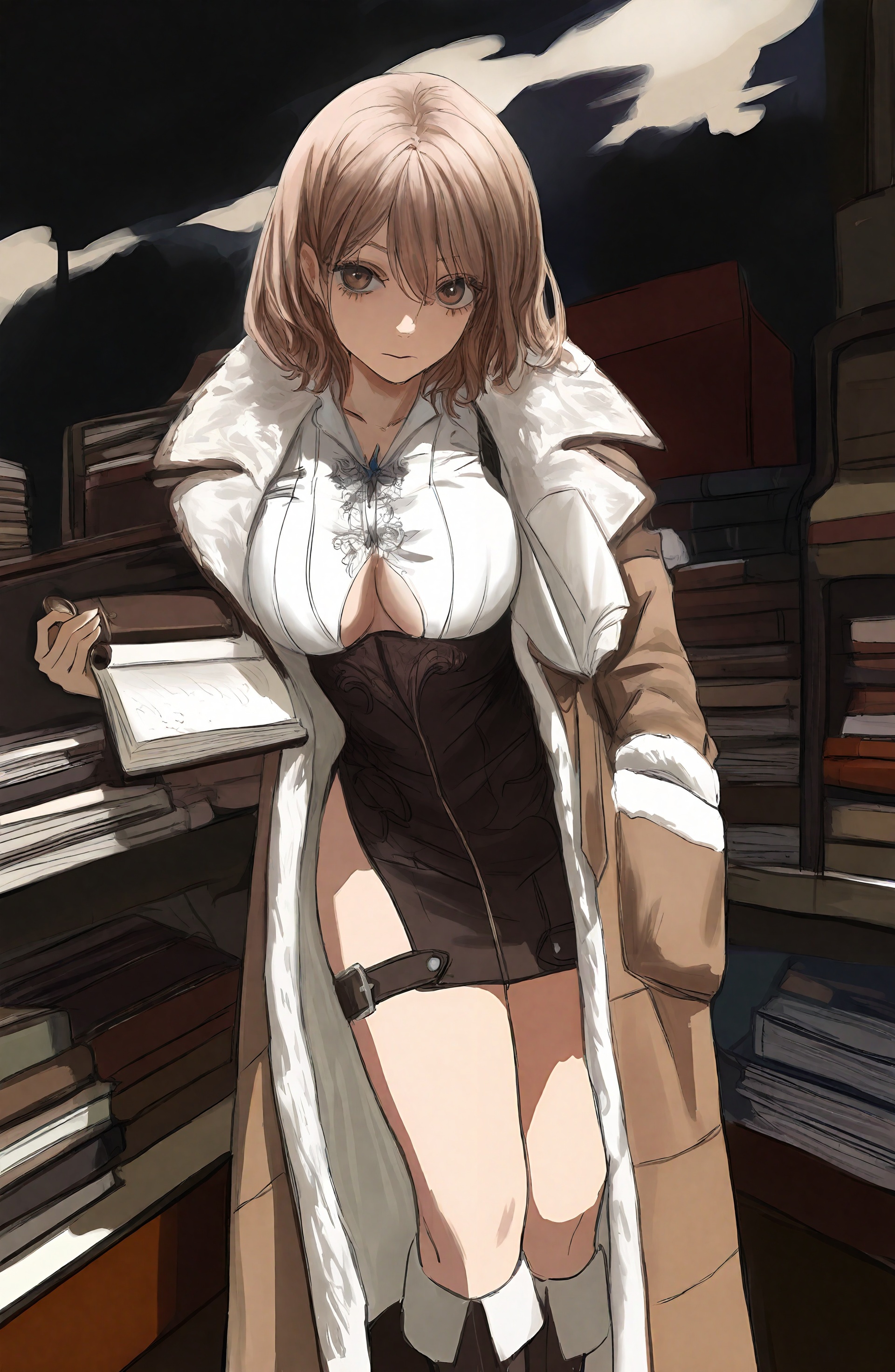 1girl,  solo,  breasts on Tensor.Art