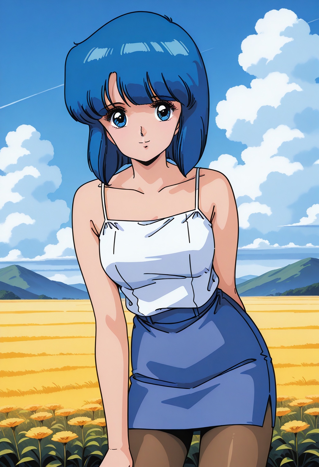 sr3_miki,  retro artstyle,  1980s (style) on Tensor.Art