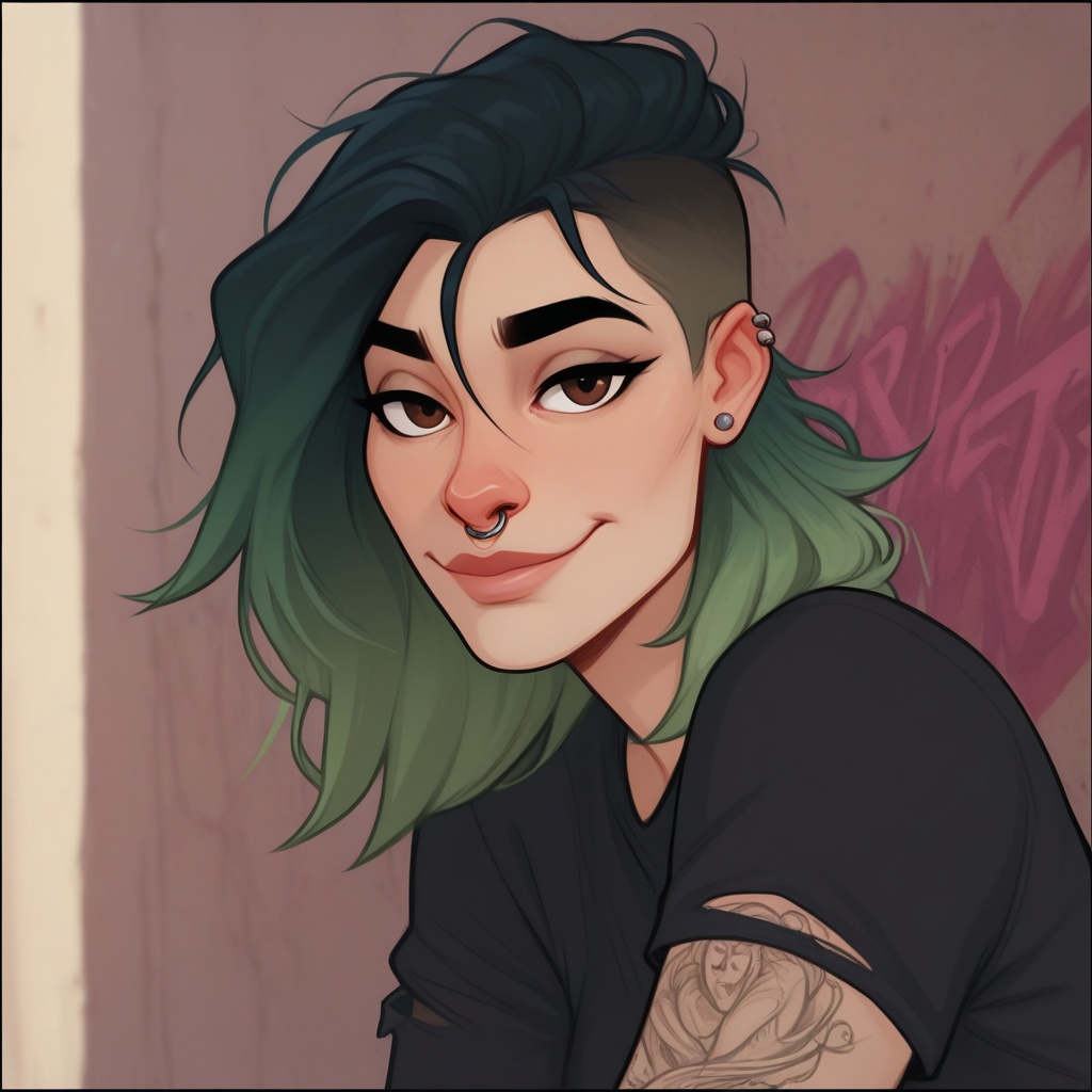 woman,  aged up. headshot,  medium hair on Tensor.Art