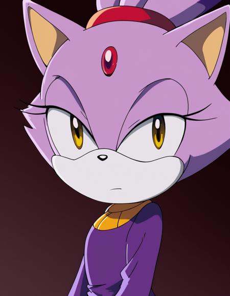 sonicx_style BREAK Blaze the cat,  expressionless,  looking at viewer on Tensor.Art