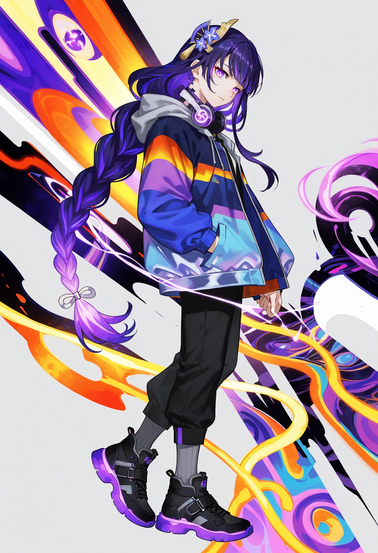 raiden shogun,  genshin impact,  alternate costume on Tensor.Art