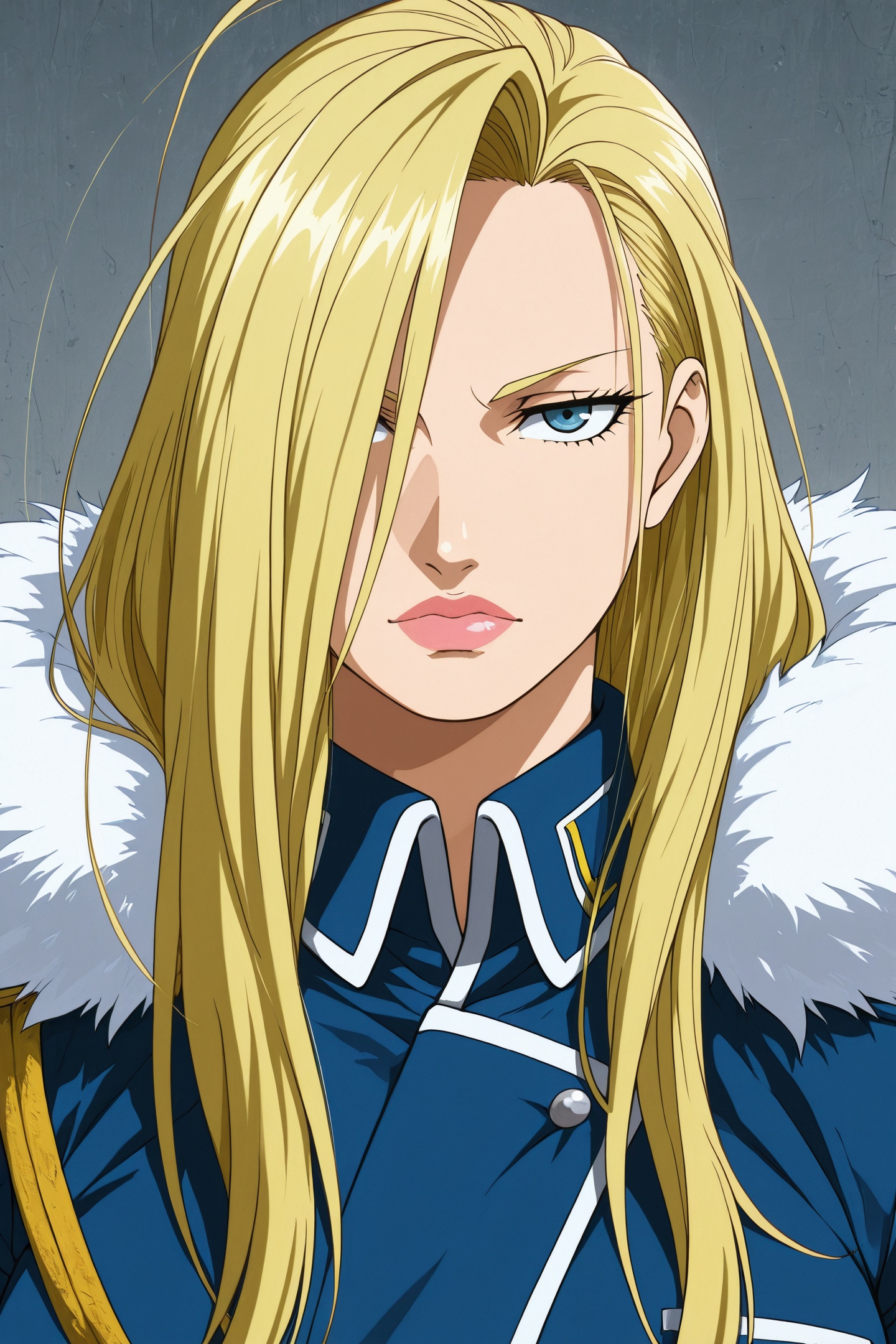 Anime Style,  Olivier Mira Armstrong,  1girl on Tensor.Art