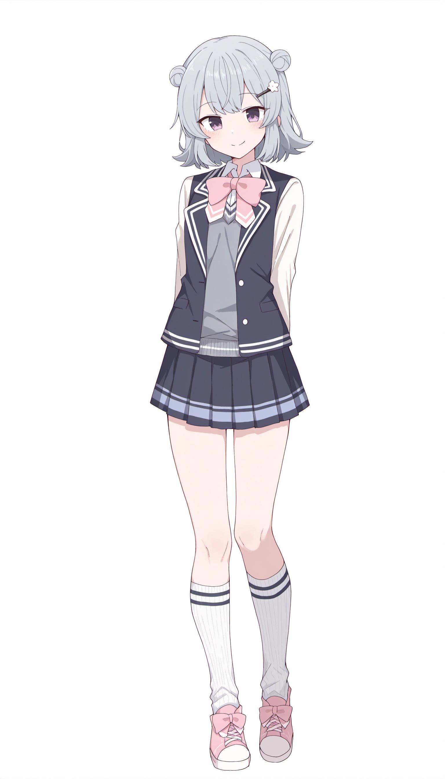 koharu rikka,  double bun,  skirt on Tensor.Art