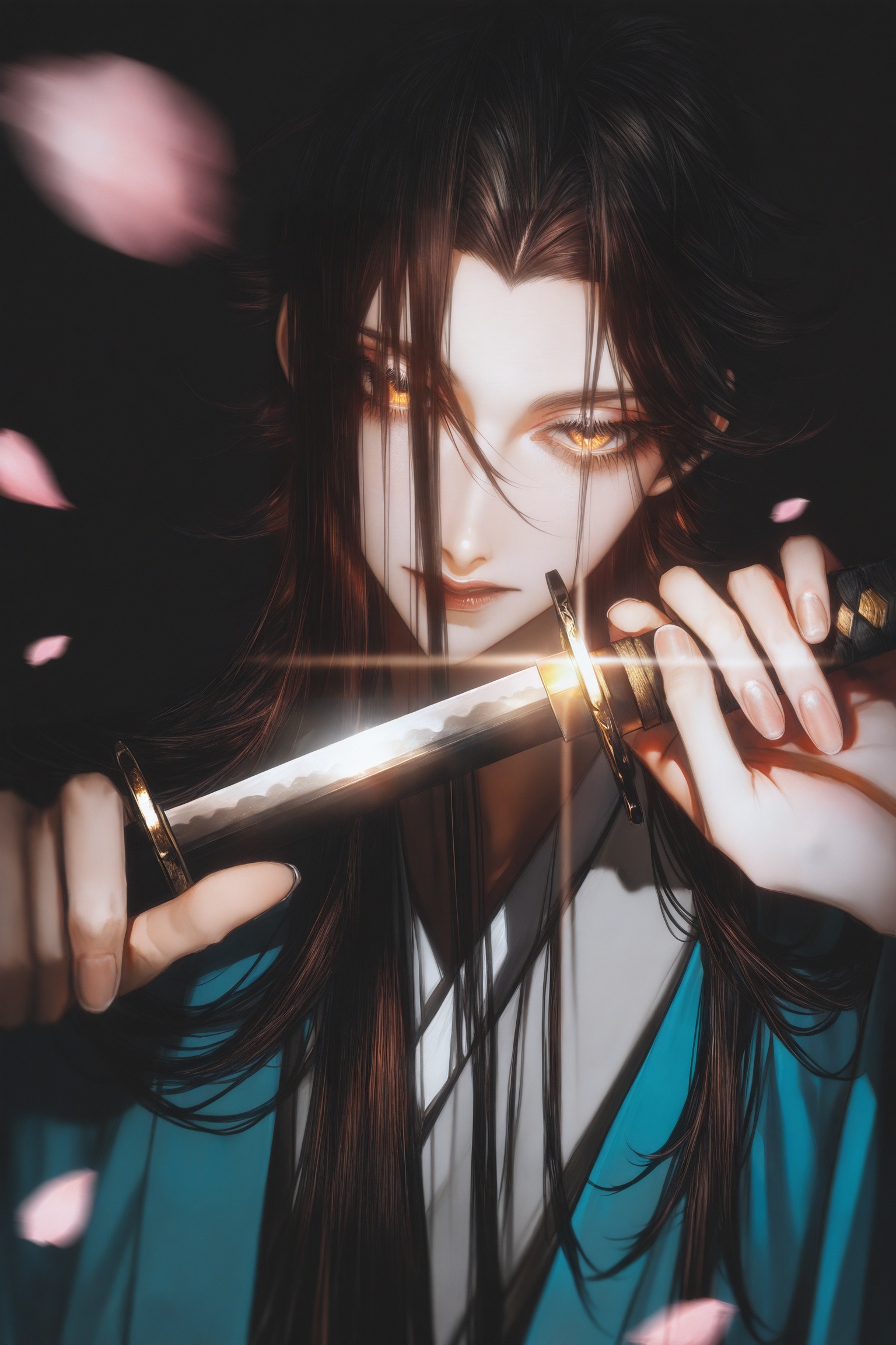 audeletehuafeng,  looking at viewer,  japanese clothes on Tensor.Art