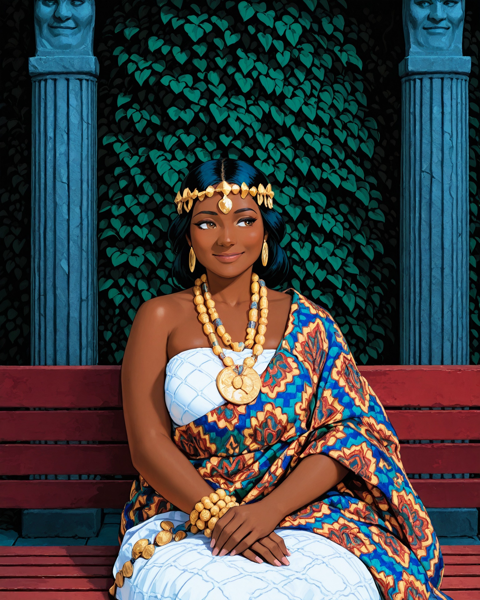 1girl,  black woman,  solo on Tensor.Art