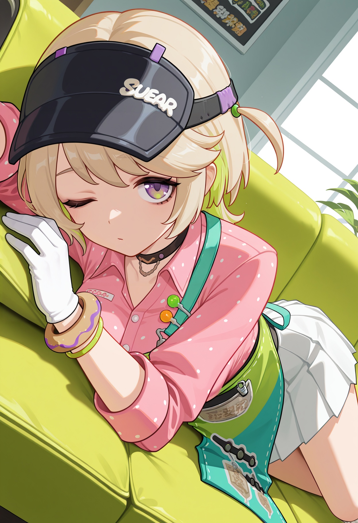 coco \(zenless zone zero\),  solo,  one eye closed on Tensor.Art