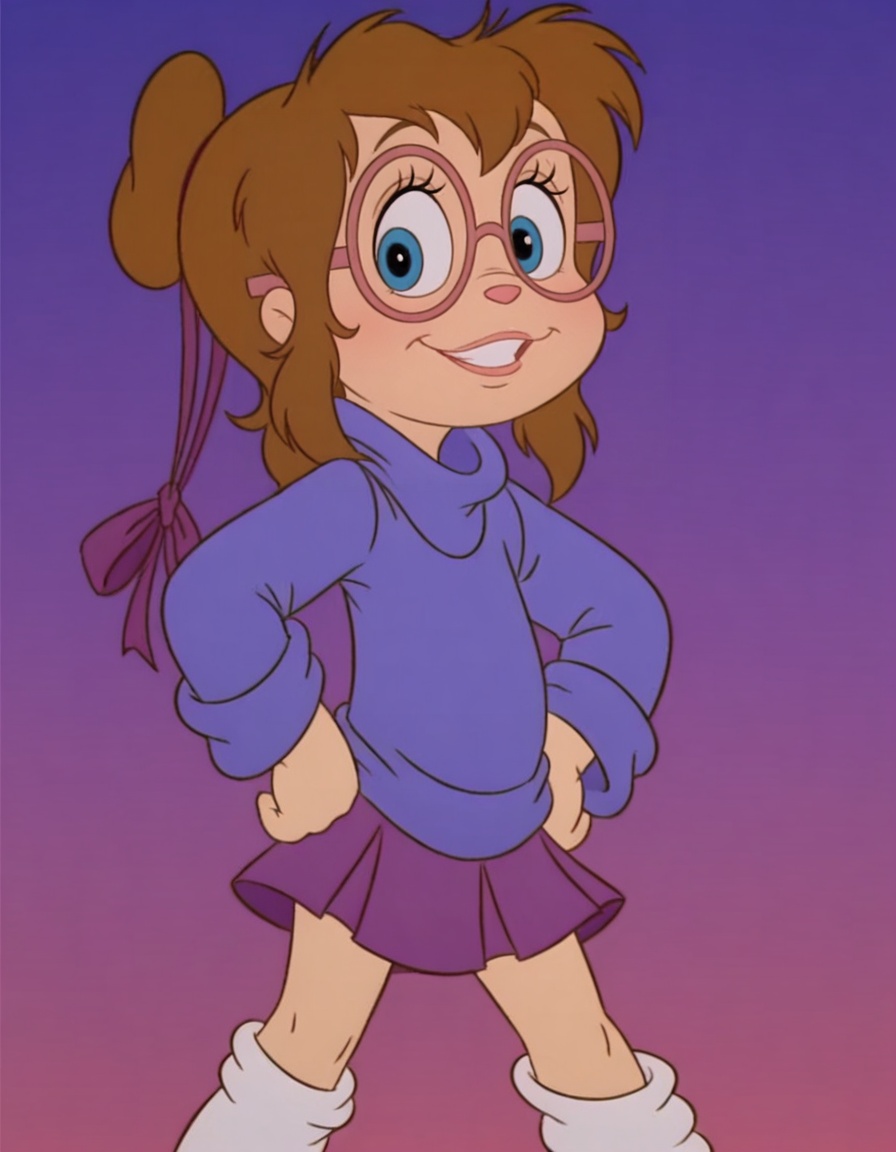 hands on own hips,  looking at viewer,  simple background on Tensor.Art