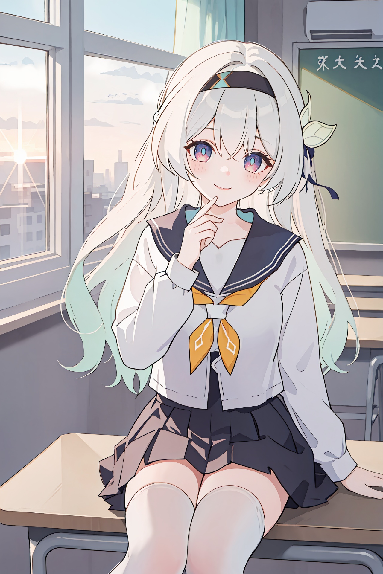 1girl,  firefly \(honkai: star rail\),  hairband on Tensor.Art