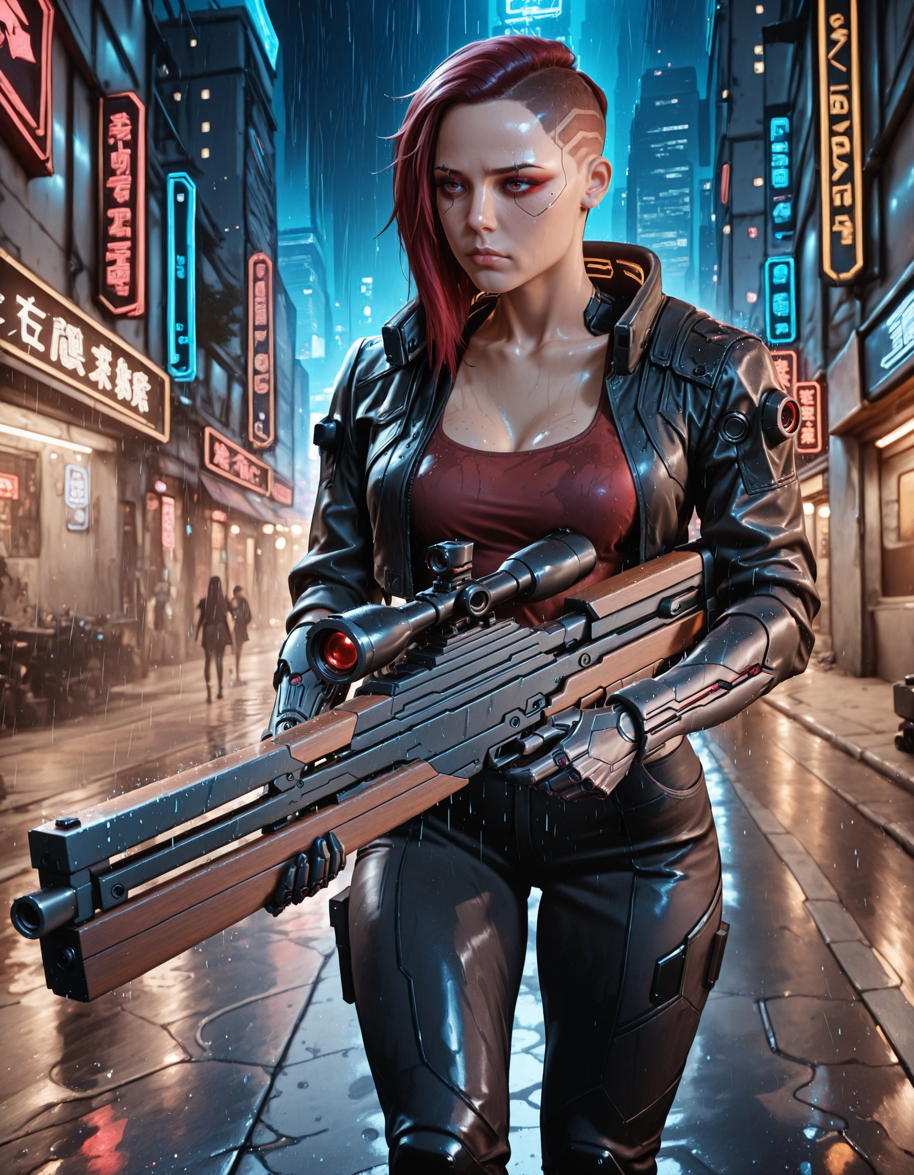 1girl,  valerie,  undercut on Tensor.Art