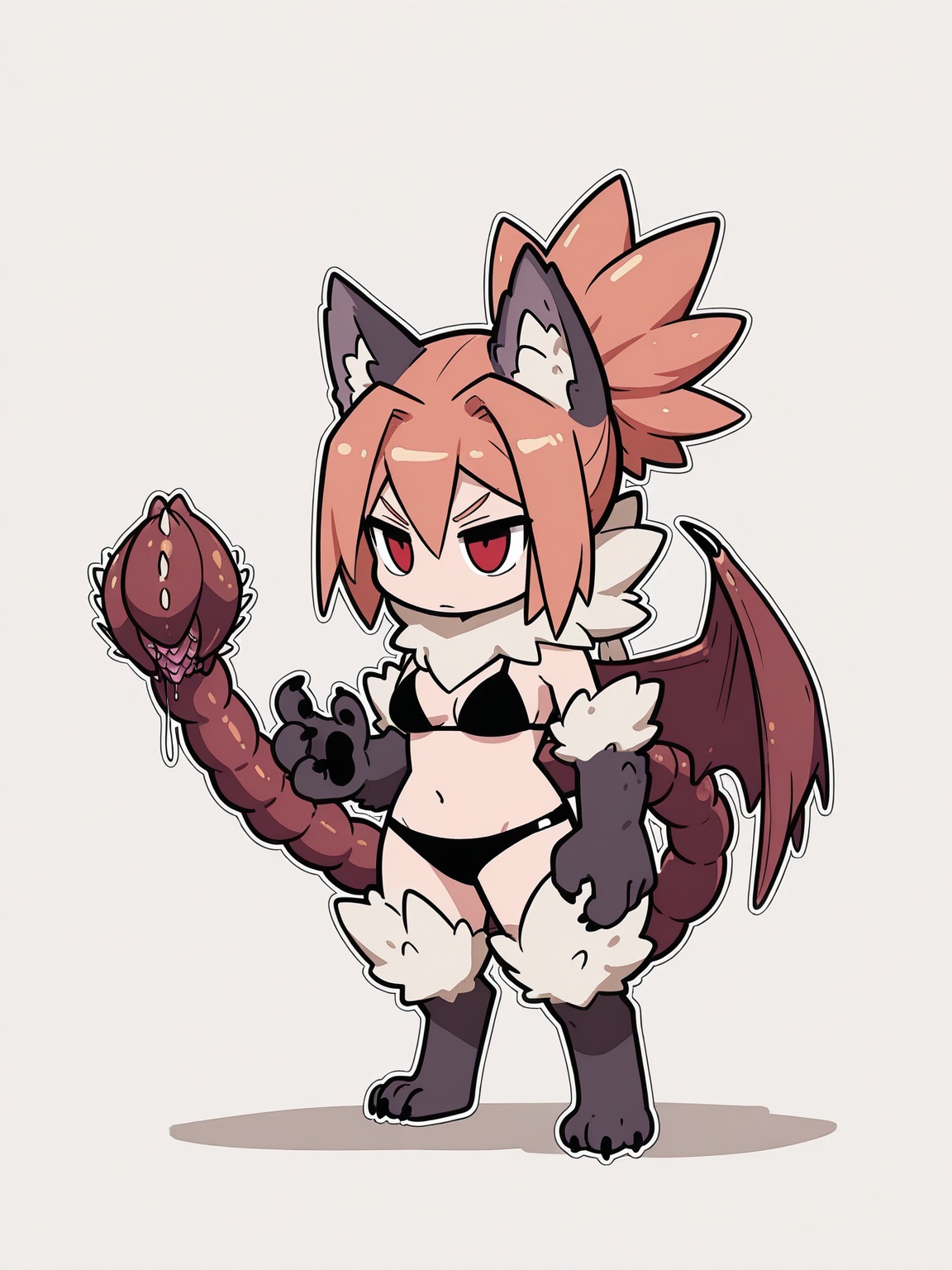 1girl,  solo,  chibi on Tensor.Art