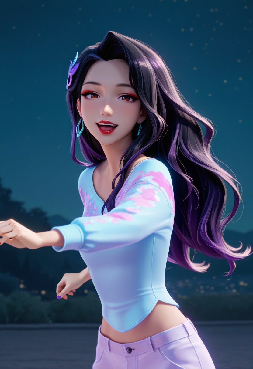 Sunlight_Celine,  1girl,  long hair on Tensor.Art