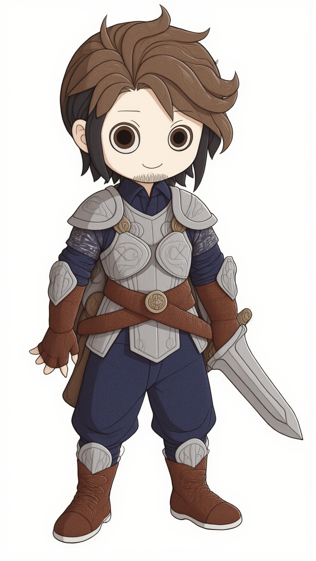 kawaii style 1boy,  solo,  male focus on Tensor.Art