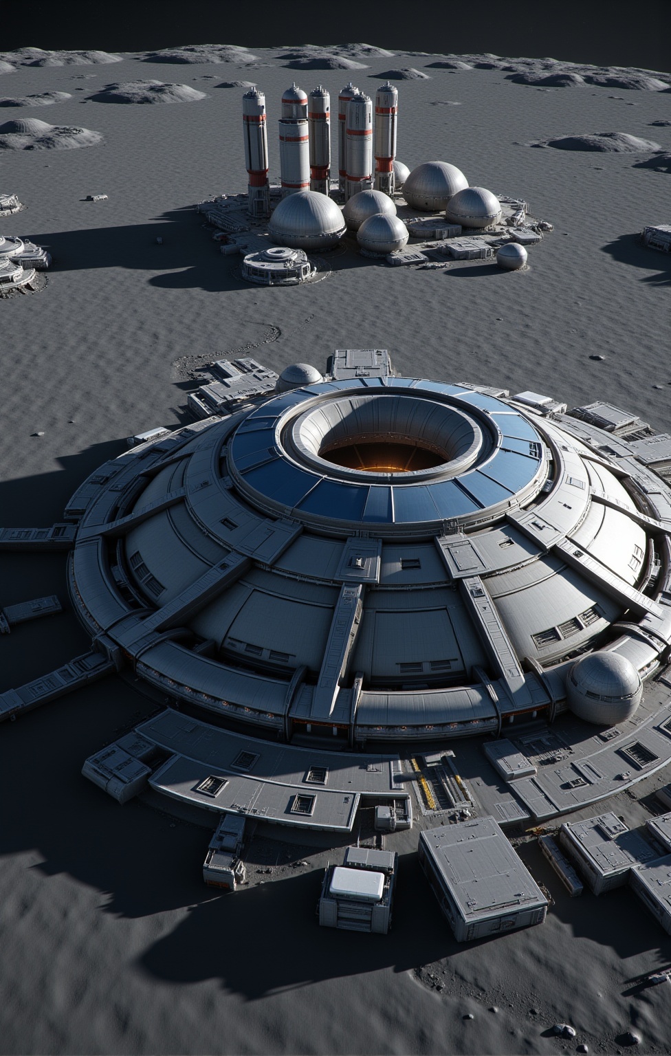 Interstellar_Scifi,  Interstellar_Scifi,  This image is a highly detailed CGI rendering of a futuristic on Tensor.Art